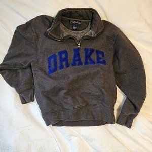 Drake University Jansport 1/4 zip sweatshirt